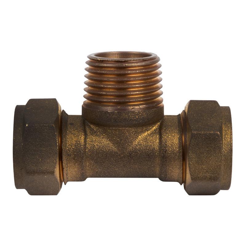 Compression Brass Tee Cxcxmi 15 Mmx1/2 Sabs - Livestainable.co.za