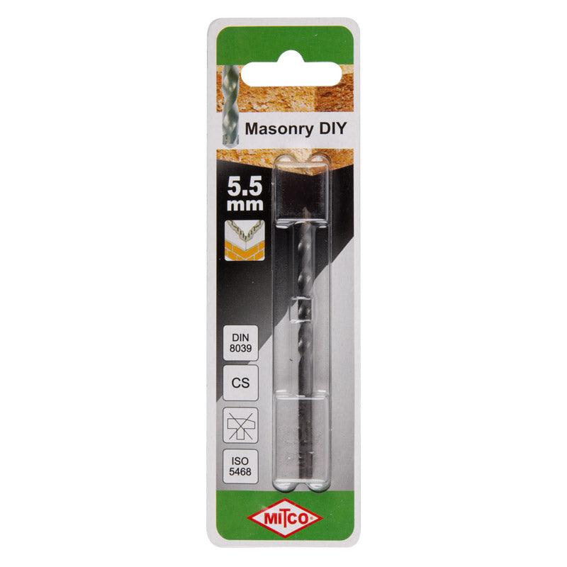 Mitco Masonry Drill Bit 5.5 X85 Mm - Livestainable.co.za