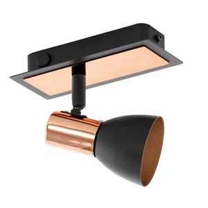 Barnham Led 1 Lt S/Light 145mm Black/Copper - Livestainable.co.za