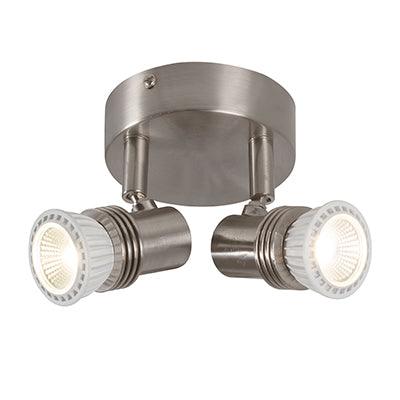 Sahara 2 Lt S/Light 100mm Satin Chrome - Livestainable.co.za