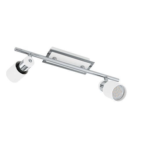 Davida Led 2 Lt S/Light 390mm White/Chrome - Livestainable.co.za