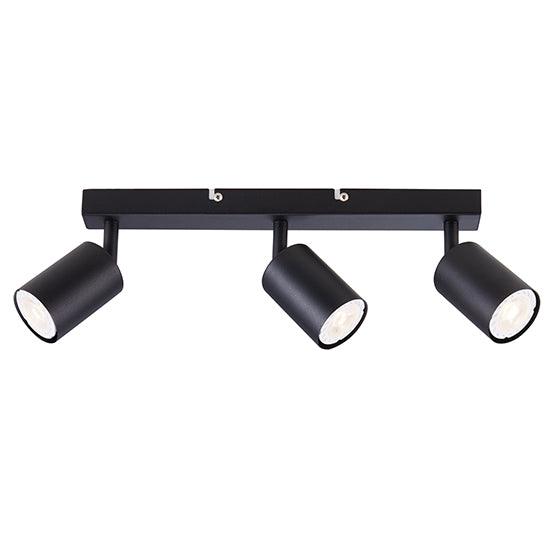 Urban Trio S/Light Black Gu10 3x5w - Livestainable.co.za