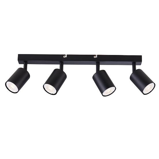 Urban Quadra S/Light Black Gu10 4x5w - Livestainable.co.za