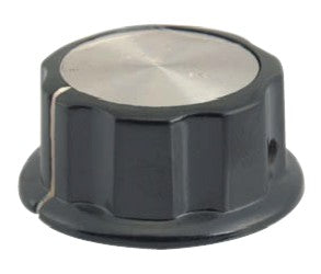 Knob Silver With Marker 45x21mm 6.4mm Hole S8863 Sl