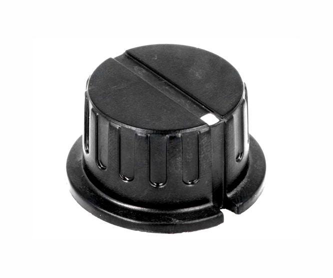 Plastic Knob Black Scr Dot 35x18x6.4 S8876 - Livestainable.co.za