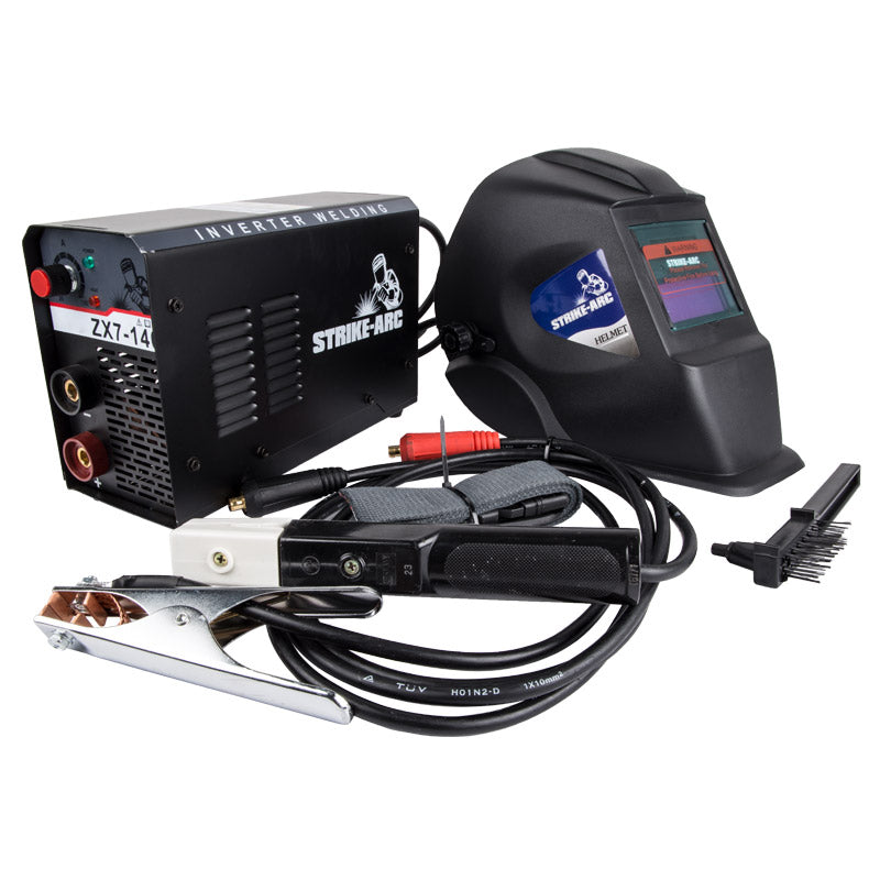 Strike Arc Inverter Welder 140 Amp With Helmet