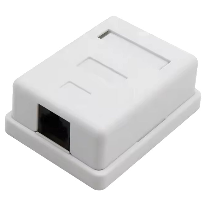Wall / Surface Mount Network Socket 1x Rj45 Cat5 E Sa8 P8 C5 E