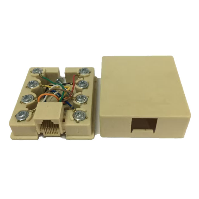 Wall / Surface Mount Network Socket 1x Rj45 Sa8 P8 Ck