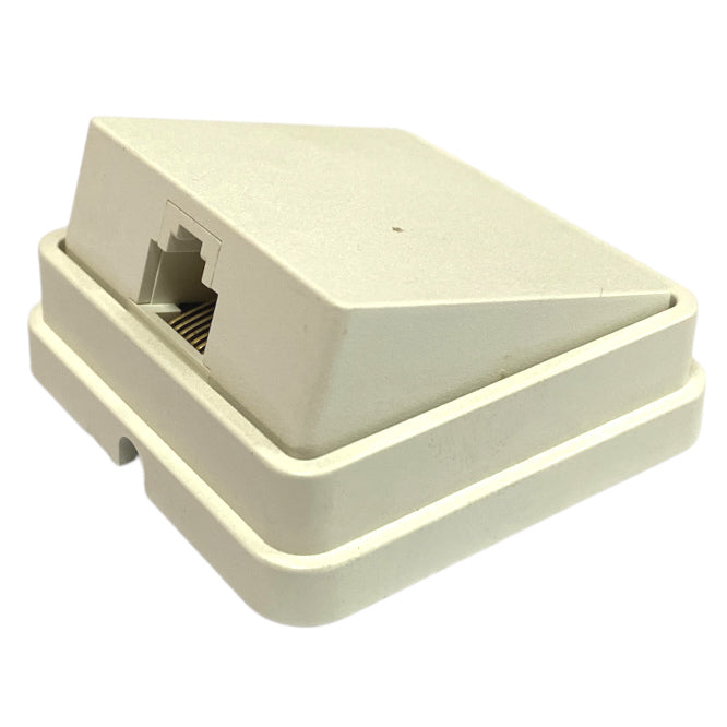 Cekan Cat5 Surface Box Single Port White Sa8 P8 Ckn