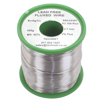 Solder Wire Lead Free 0.7mm 500 G Rolls Sacx0307