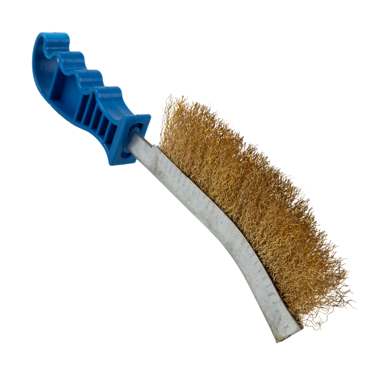 Strike Arc Wire Brush With Blue Plastic Handle