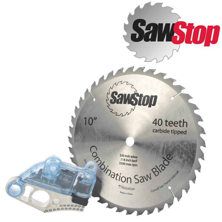 Sawstop Demo Cartridge And 40 T Blade - Livestainable.co.za