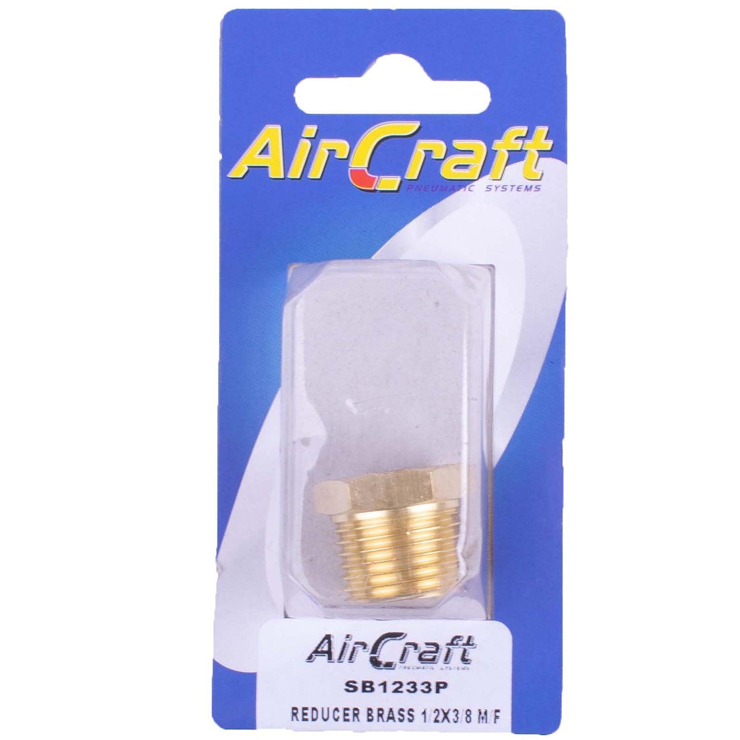 Reducer Brass 1/2 X3/8 M/F Conical 1 Pc Pack - Livestainable.co.za