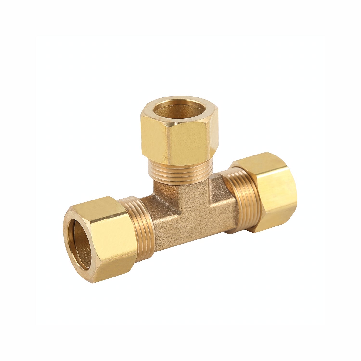 Aircraft Conical Tee Brass 1/2'