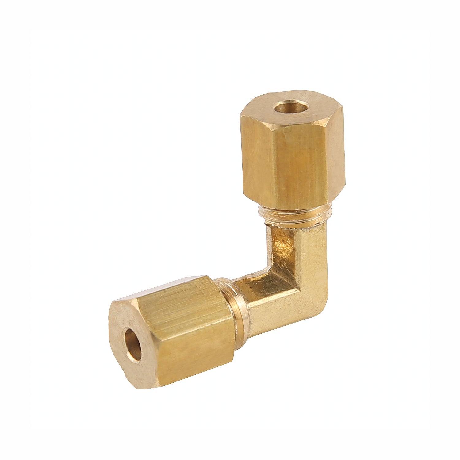 Aircraft Conical Elbow Brass 3/8'