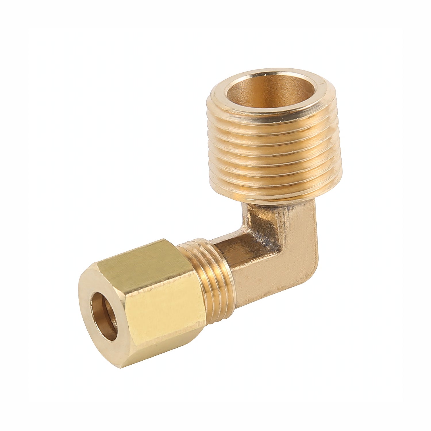 Aircraft Conical Elbow Brass 1/2' X 1/4'm