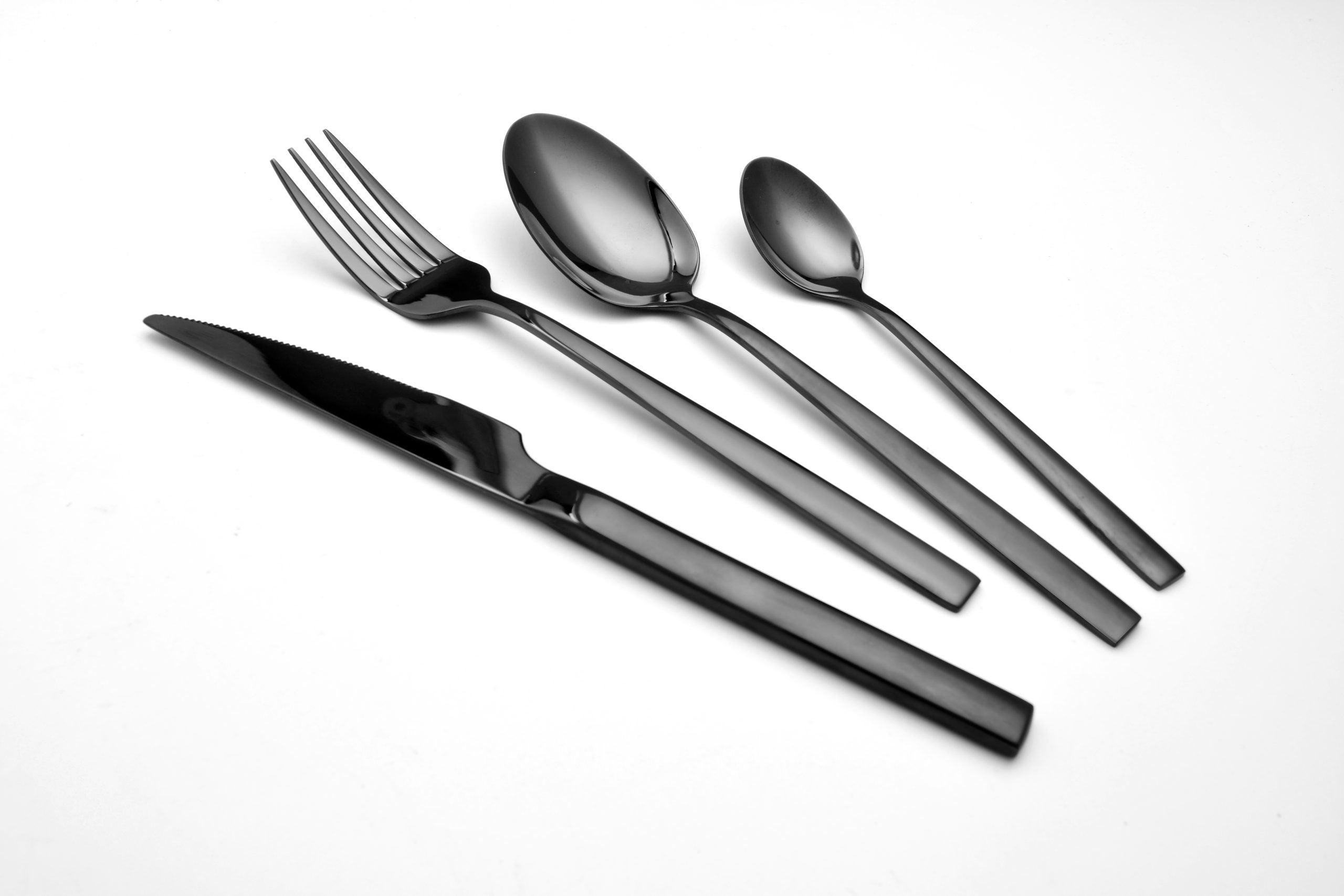 Salton Black Cutlery 16 Piece - Livestainable.co.za