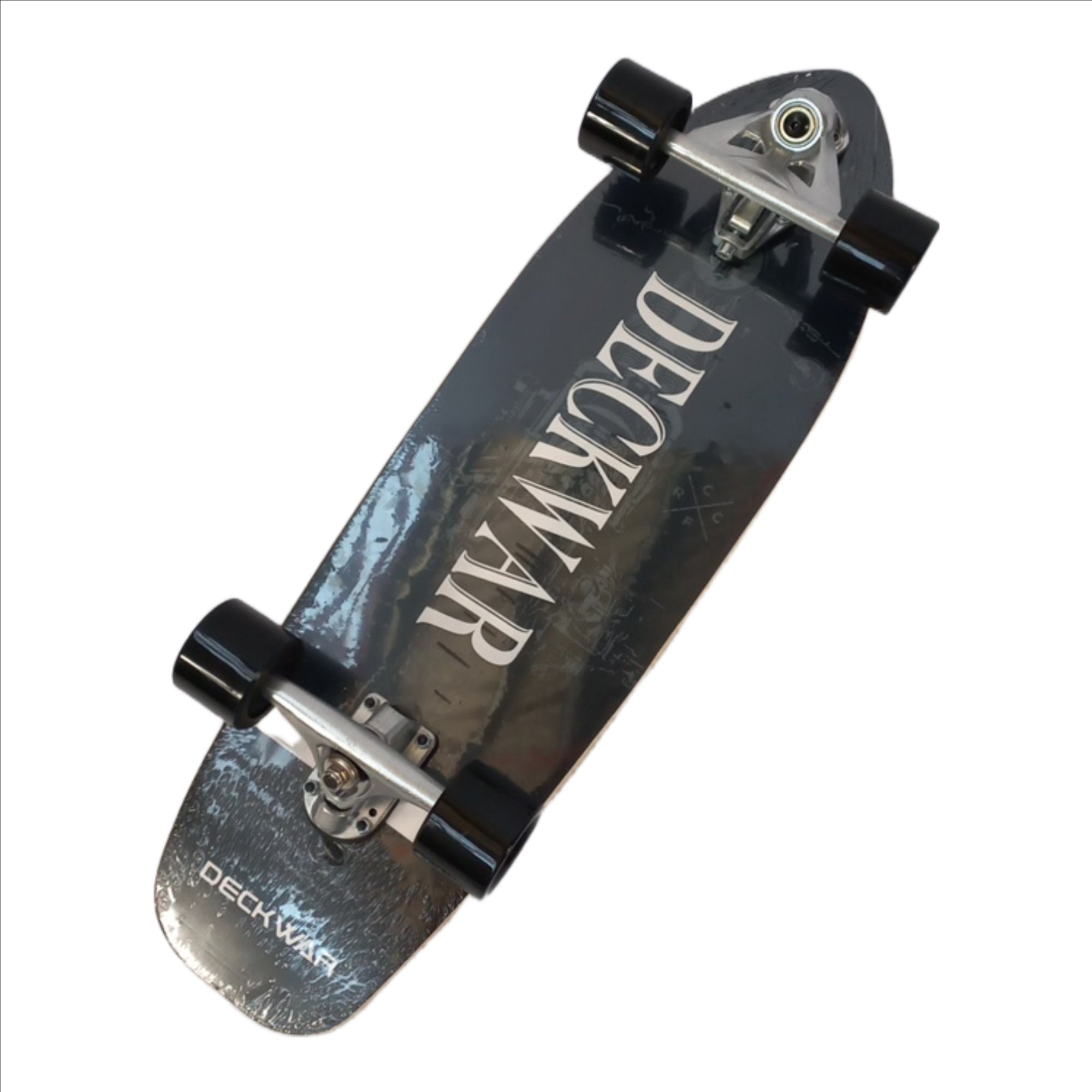 Seagull Surf Skateboard Deck War 29.5"
Bracket:Aluminum
Material:Maple Board
Bearing:Abec 7
Wheels : Pu
Wheels Sizes:70*51mm 
Product Size:75*24*15cm
Suitable Age:8+
Max Load Weight:100 Kgs