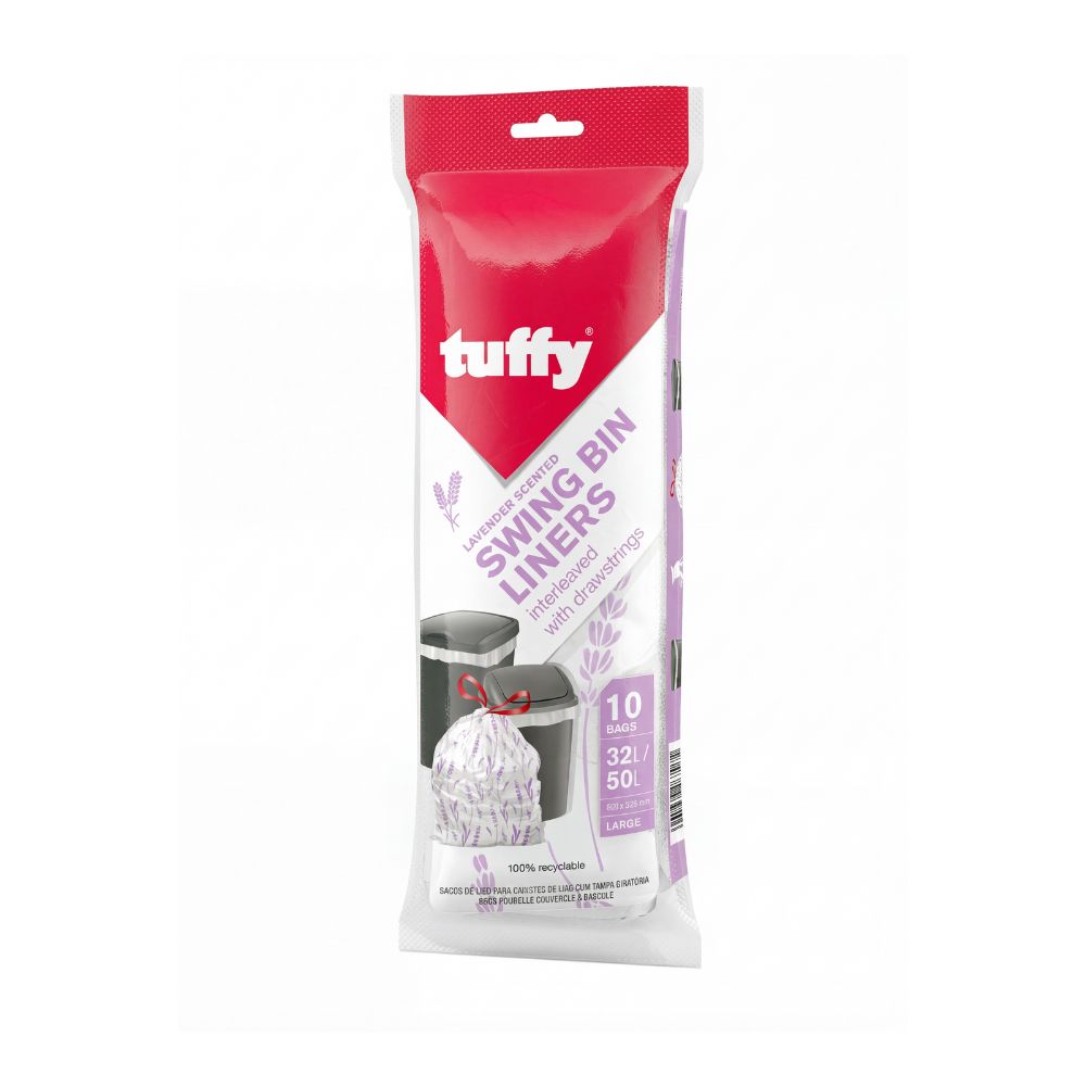 Tuffy Tuffy Lavender 32/50 L Swing Bin 10’s