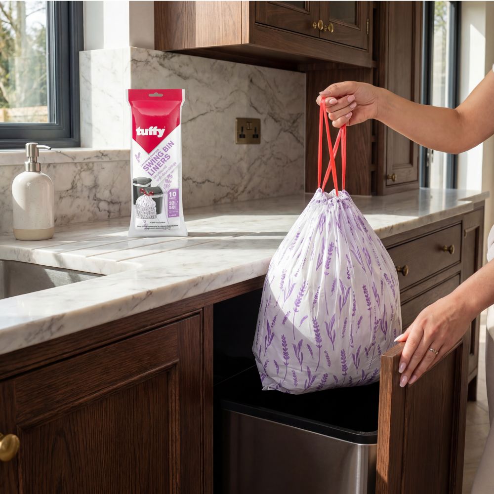 Tuffy Tuffy Lavender 32/50 L Swing Bin 10’s