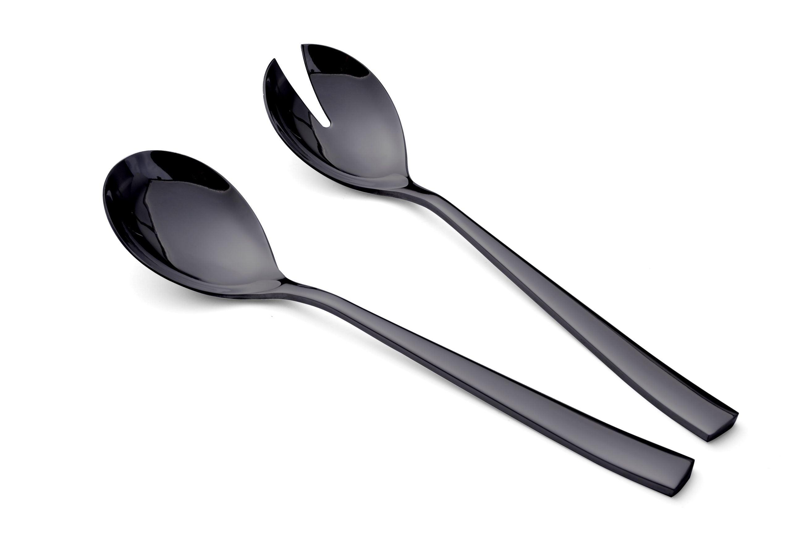 Salton Black Salad Servers 2 - Livestainable.co.za