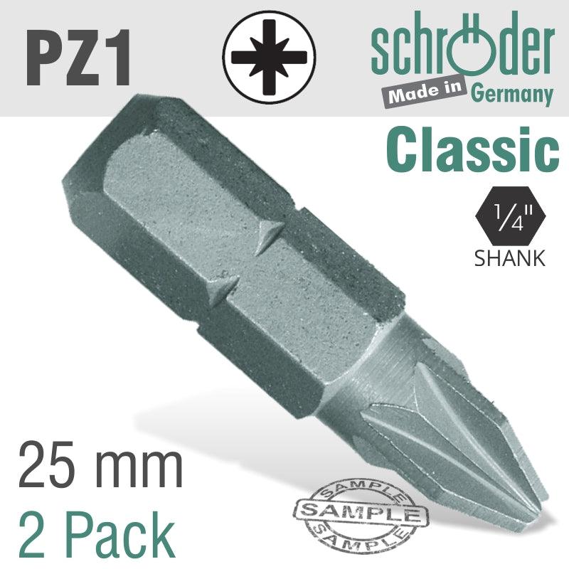 Pozi.No.1 X25 Mm Classic Bit 2 Cd - Livestainable.co.za