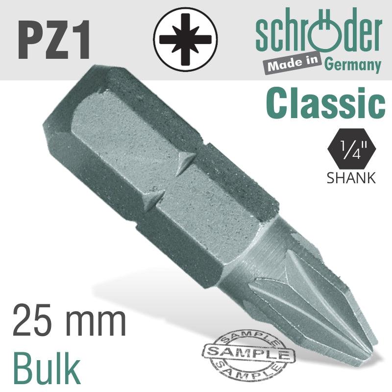 Pozi.No.1 X25 Mm Classic Bit Bulk - Livestainable.co.za