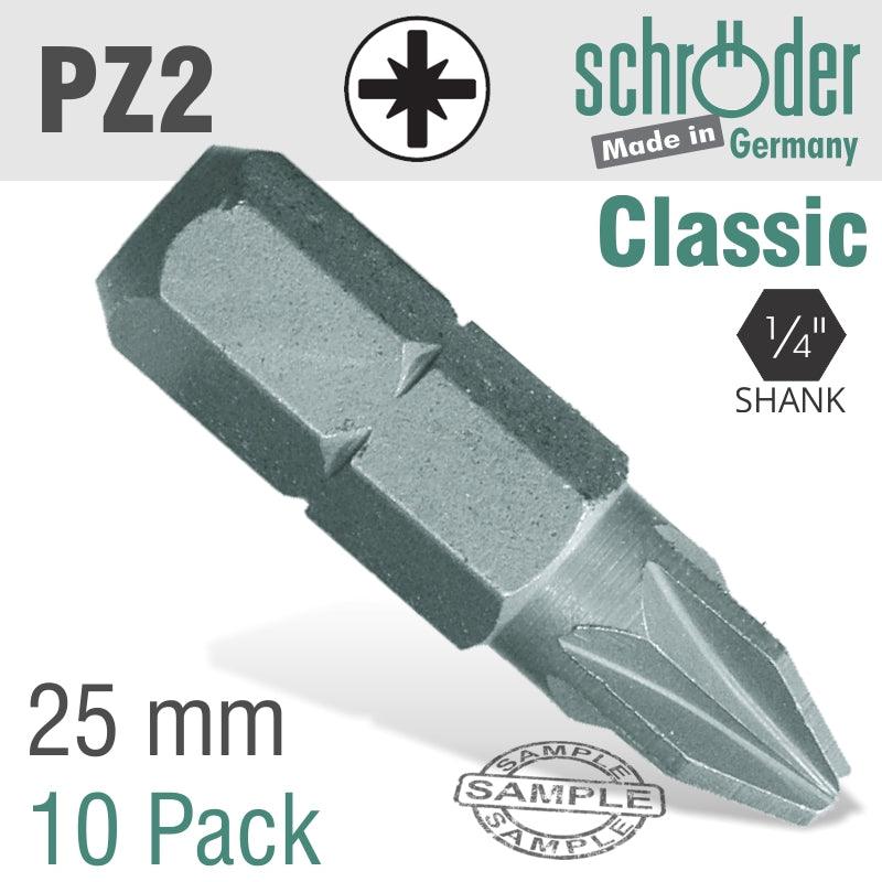 Pozi.No.2 X25 Mm Classic Bit 10 C - Livestainable.co.za