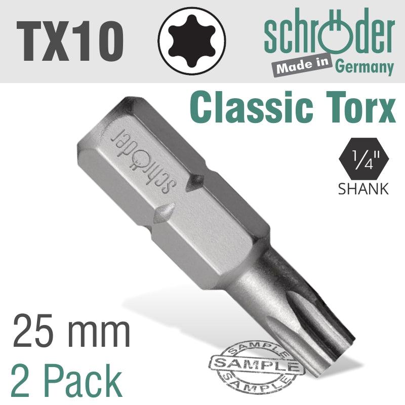 Torx Tx10 Classic Bit 25 Mm 2 Cd - Livestainable.co.za