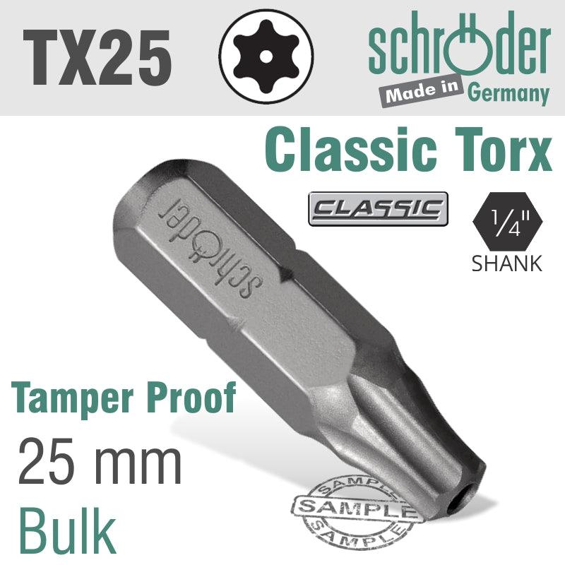 Torx Tamper Resist T25 H X 25 Mm - Livestainable.co.za