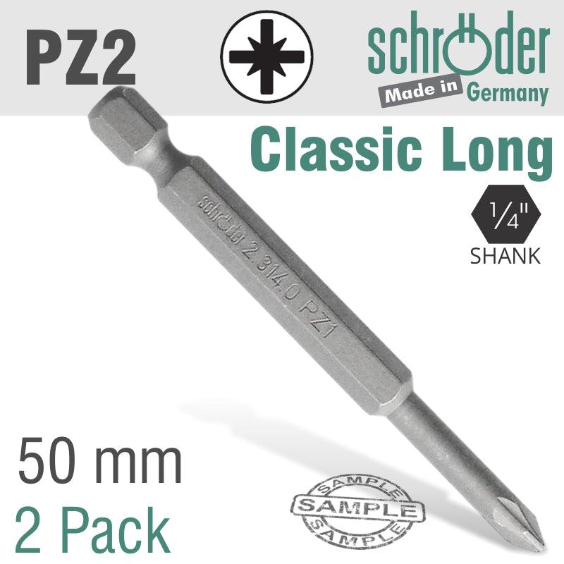 Pozi No.2 X 50 Mm Classic Power Bit 2 Cd - Livestainable.co.za