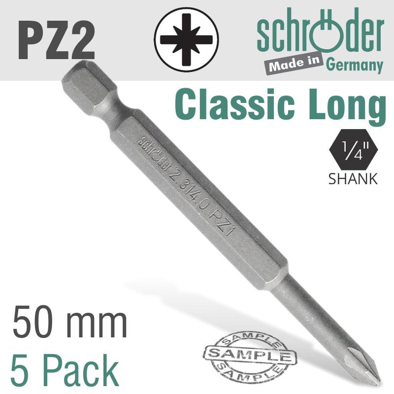 Pozi No.2 X 50 Mm Classic Power Bit 5 Cd - Livestainable.co.za