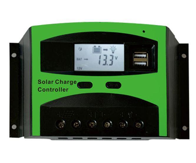 Solar Regulator / Charger 12 V/24 V 20 A Green Scl 20 A Gr - Livestainable.co.za