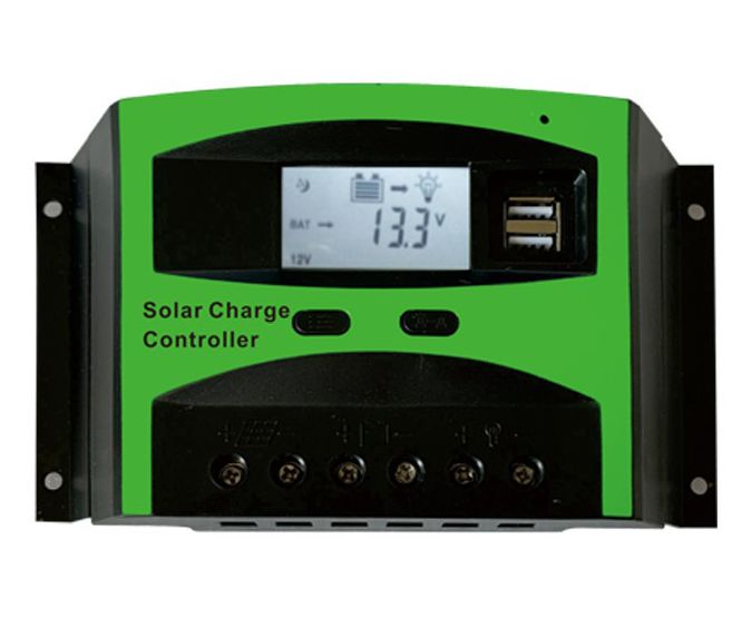 Solar Regulator / Charger 12 V/24 V 20 A Green Scl 20 A Gr