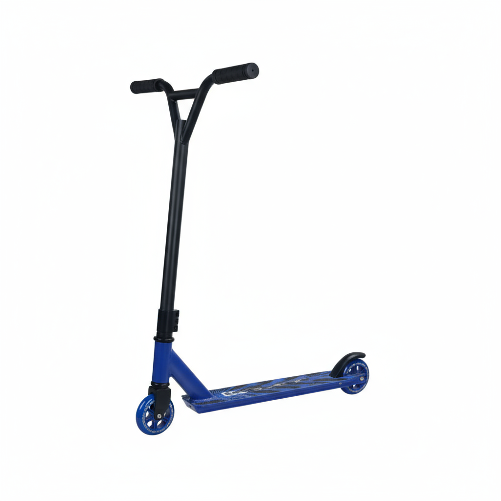 Seagull Stunt Scooter Plastic Core Wheels
Deck/Connector/Brake:Aluminum
Handle Bar/Front Fork:Steel
Handle Grip:Tpr
Surface Treatment:Spraying Plastic
Wheels Core:Plastic Outside Pu
Wheels Sizes:100mm
Bearing:Abec 7
Color: Blue
Max Load Weight:100 Kgs
