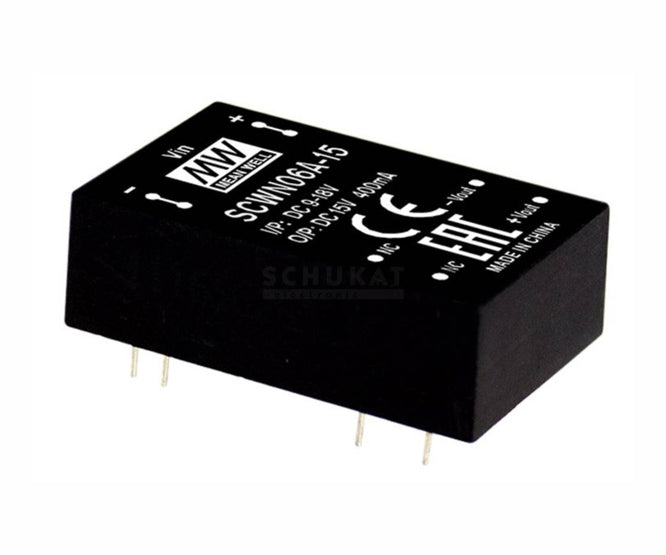 Dc Dc Converter Dil In=12 V Out=5 V 1 A 6 W Scwn06 A 05