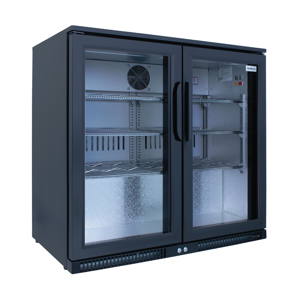 SnoMaster - 200L Sub-Zero Under-Counter Beverage Cooler - Black (SD-220)