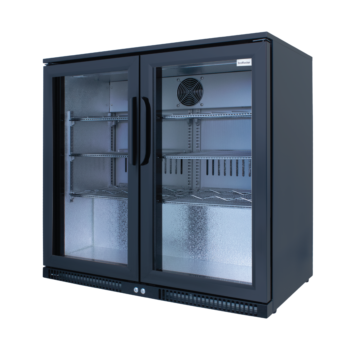 SnoMaster - 200L Sub-Zero Under-Counter Beverage Cooler - Black (SD-220)