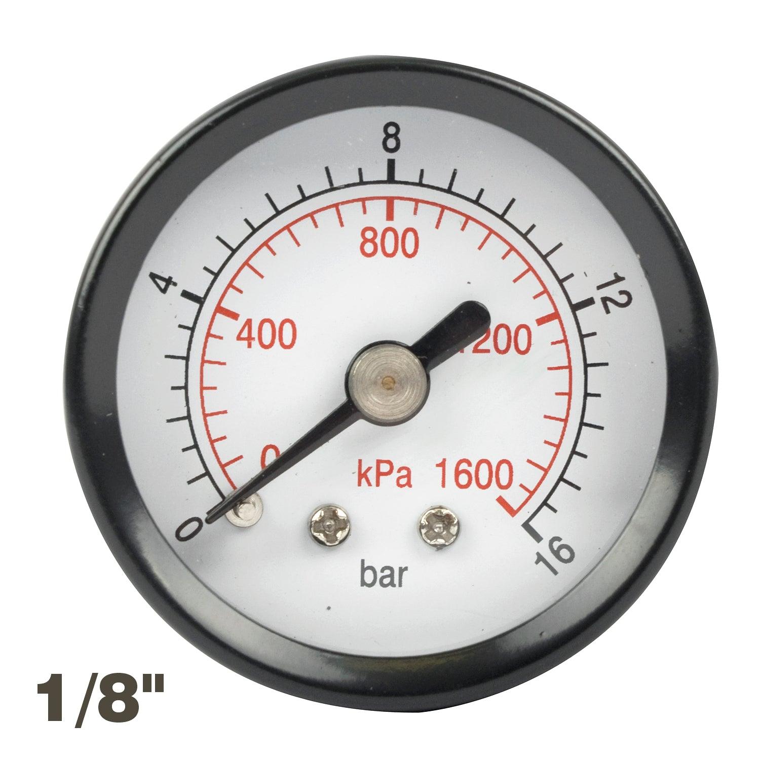 Press. Gauge 40 Mm 1/8' Rear Fit 0 16 Bar 0 1600 Kpa - Livestainable.co.za