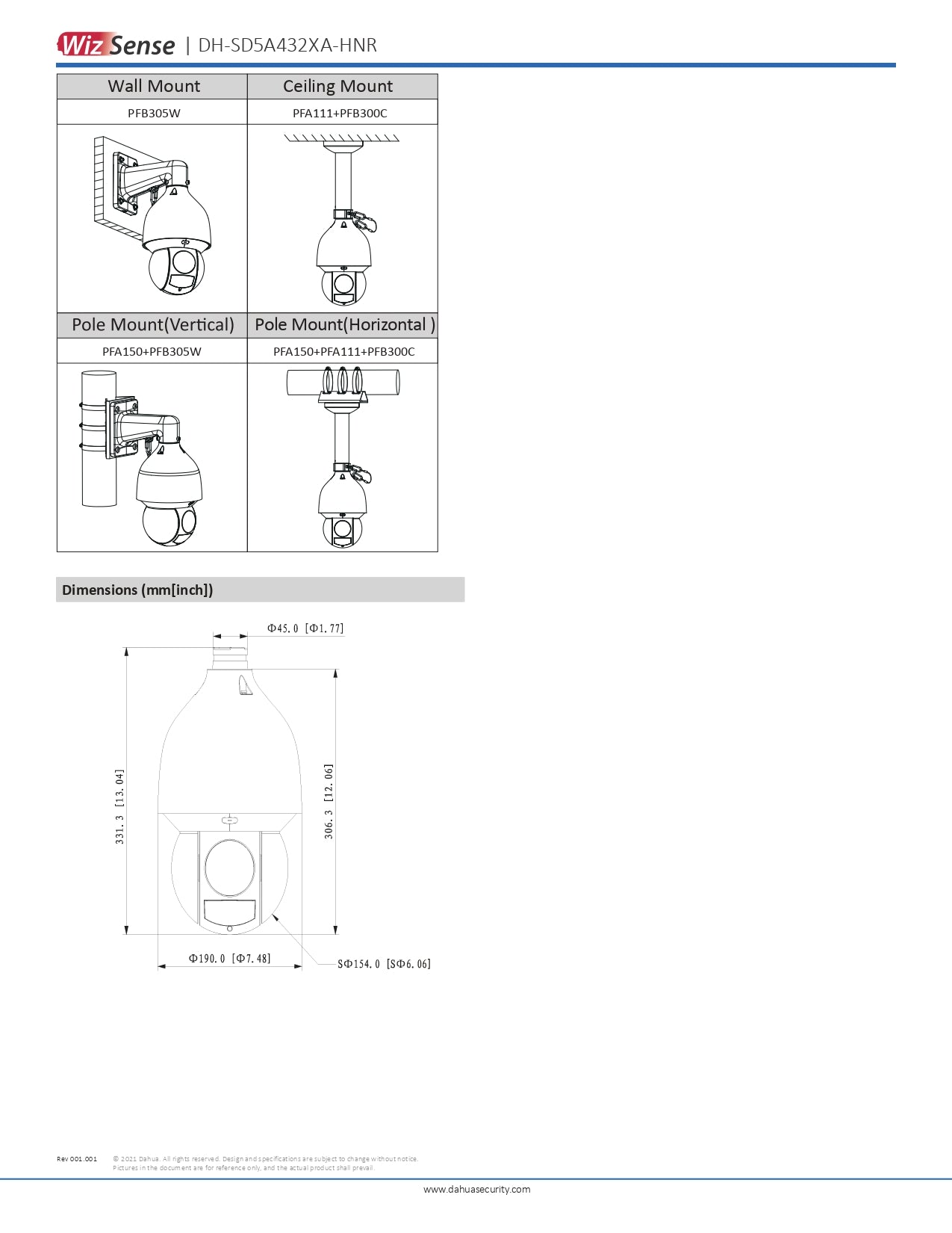 Dahua AI PTZ 4MP 32X OPT Zoom 150M IR + SD Slot POE+ AC VCA