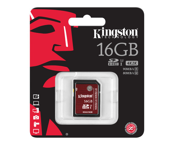 16 Gb Uhs 1 Sdhc Memory Card Class 10 Sda3/16 Bg