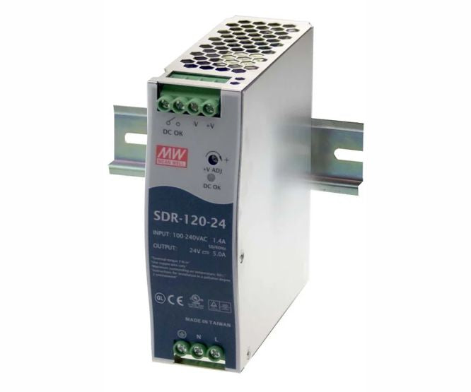 Power Supply D/R I=220 O=24 V 5 A 120 W Sdr 120 24