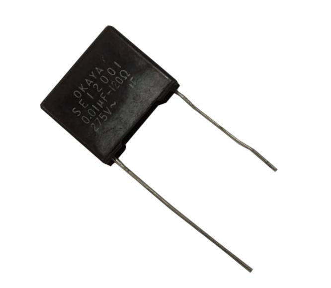 Rc Snubber / Filter 275 Vac 10n F 120 R P=17.5 Mm Se12001