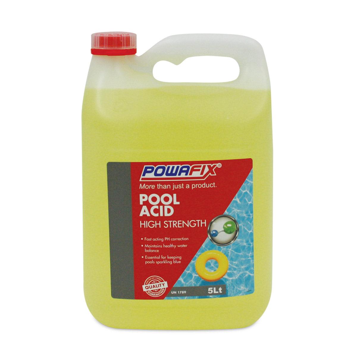 Powafix Pool Acid 5 L - Livestainable.co.za