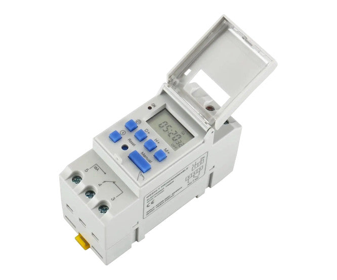 12 Vdc/12 Vac Timer Digital Lcd 24 Hr/7 Day D/R 16 A Tm615 4 12 Vac/Dc