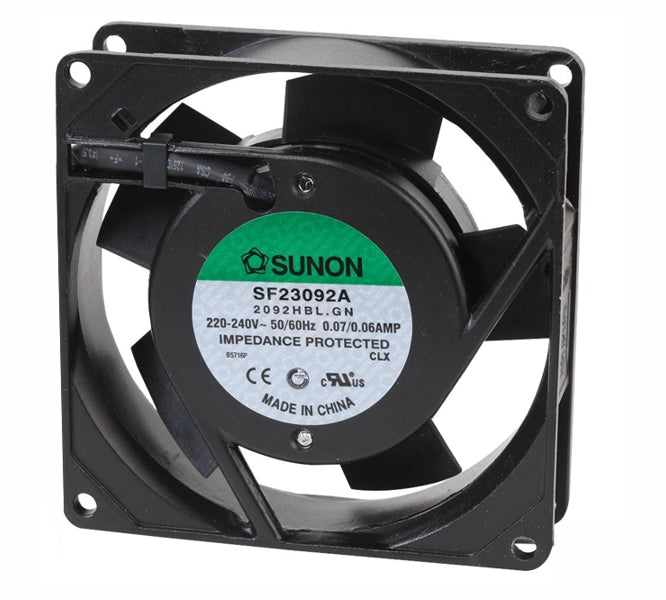 220 V Axial Fan 92sqx25mm Bal 30 Cfm Term Sf23092 A 2092 Hbt.Gn