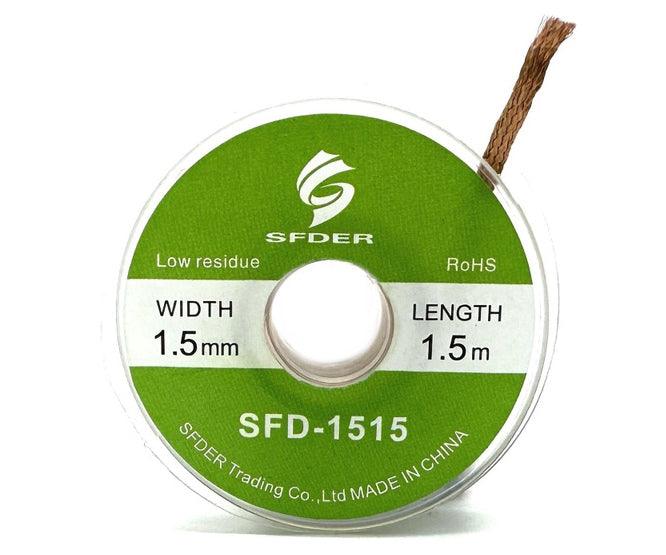 Solder Wick / Cleaning Tape 1.5mm Sfd 1515 Gre - Livestainable.co.za