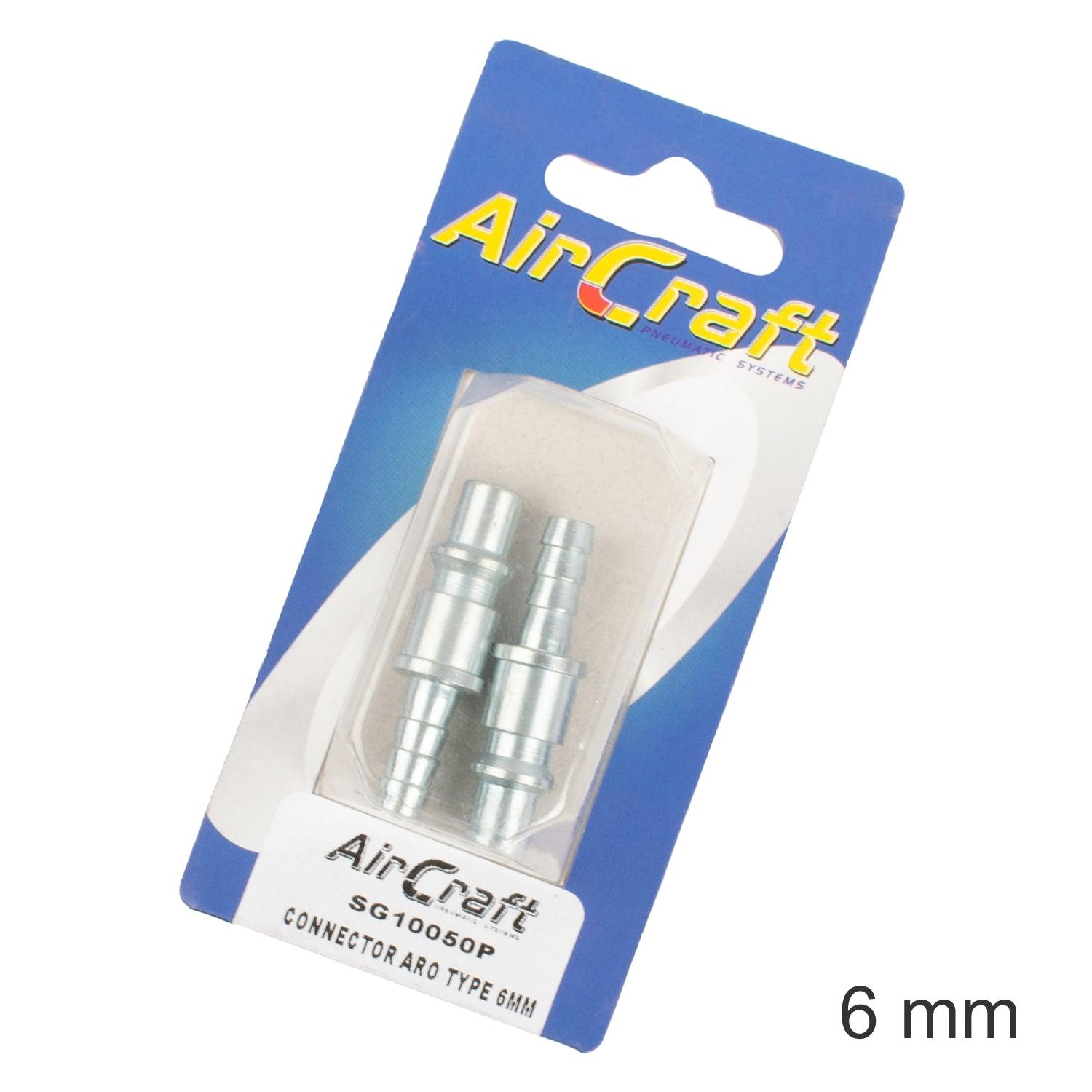 Connector Aro Type 6 Mm Hosetail 2 Pc Pack - Livestainable.co.za