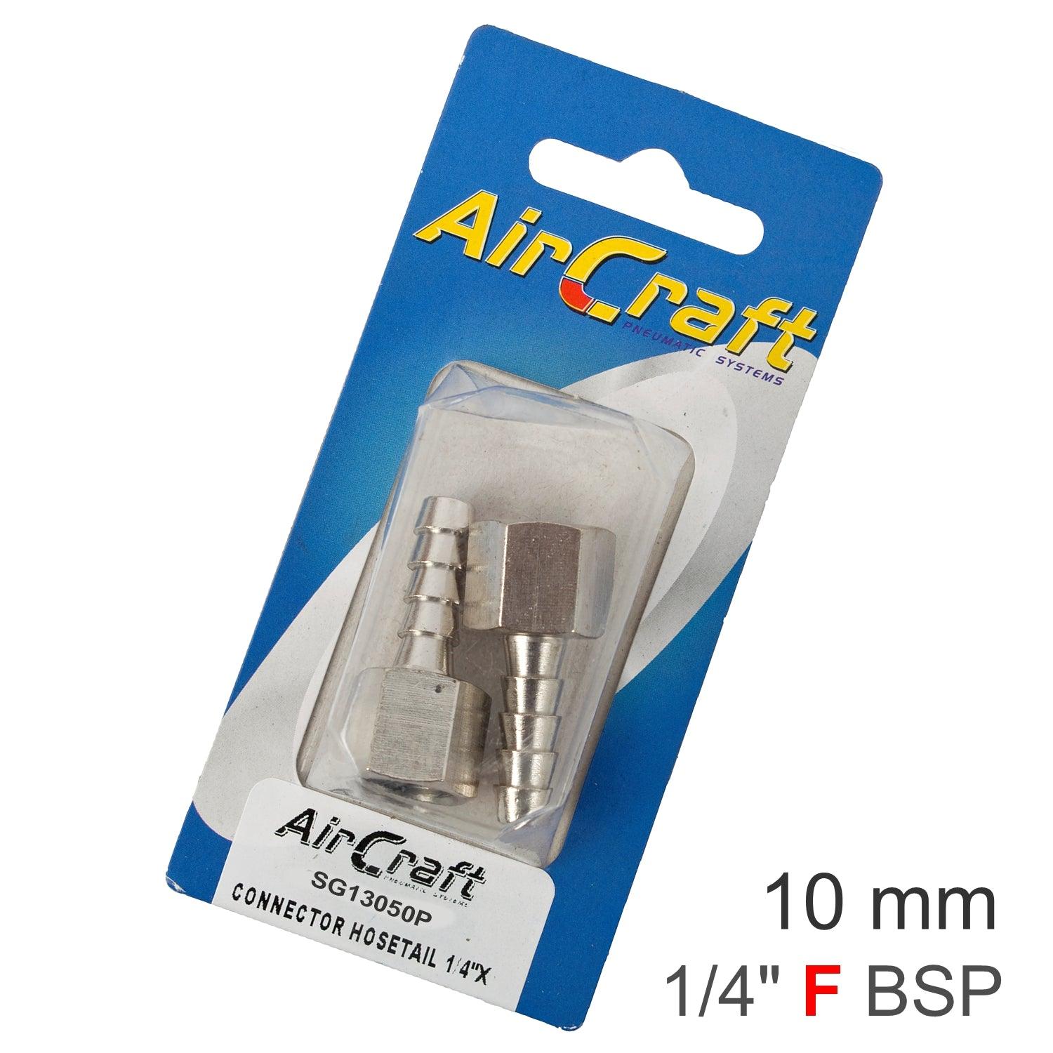 Hosetail 1/4'f X 10 Mm 2 Pc Pack - Livestainable.co.za