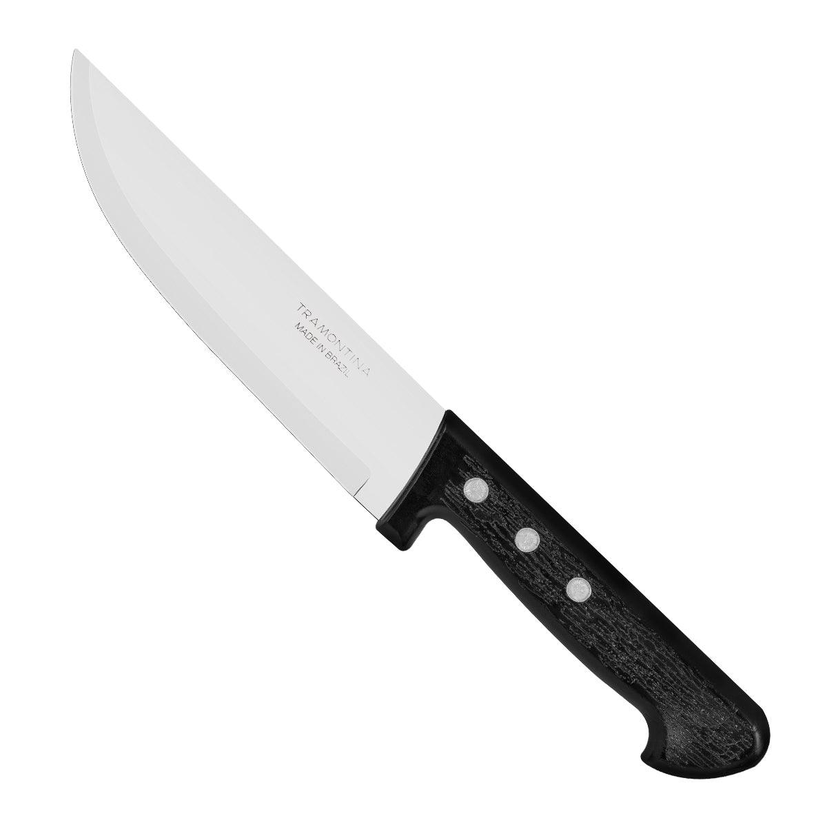 Tramontina Plenus Kitchen Knife 15 Cm Black Bp - Livestainable.co.za